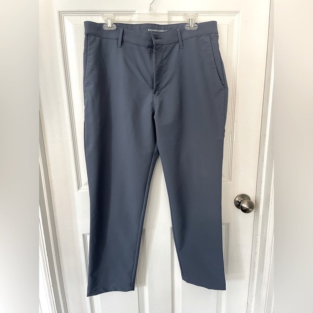 NWOT Banana Republic blue golf pant chino 34x29 never worn flat front